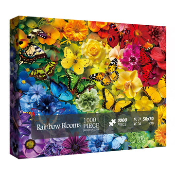 Rainbow Blooms Jigsaw Puzzle 1000 Piezas
